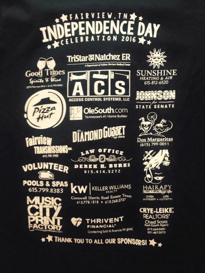 Past work sample from Music City Print Factory